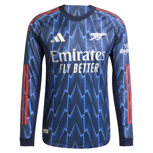 2025-2026 Arsenal Authentic Long Sleeve Away Shirt_3