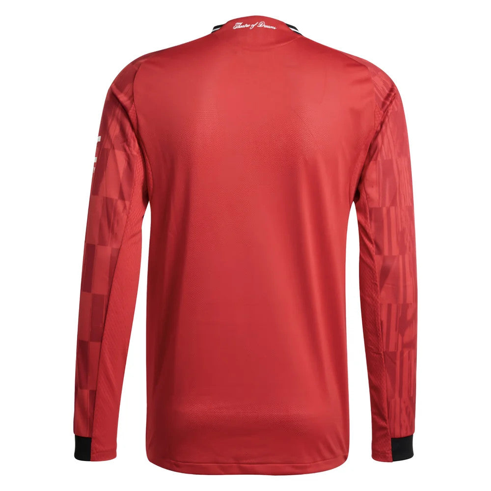 2025-2026 Man Utd Authentic Long Sleeve Home Shirt_3