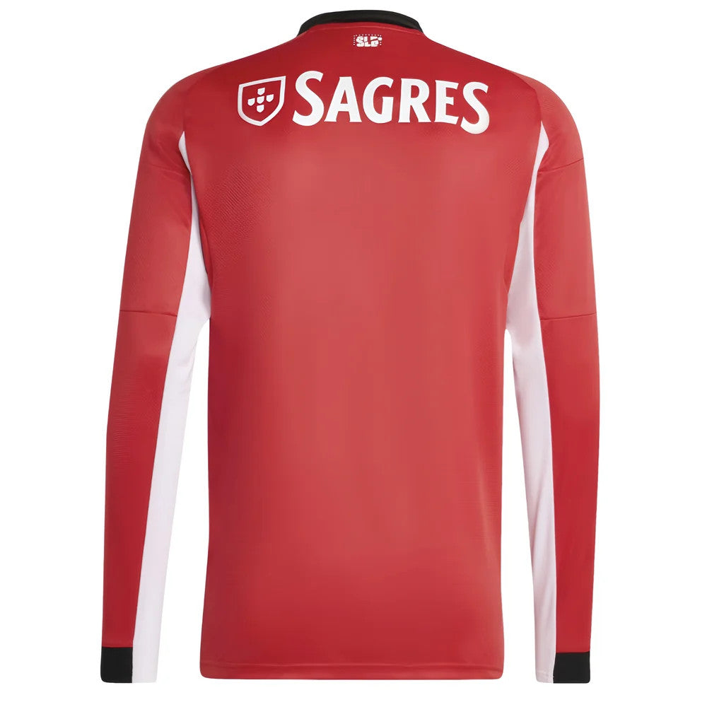 2025-2026 Benfica Long Sleeve Home Shirt_2