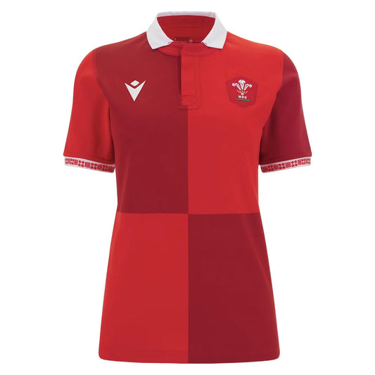 2025-2026 Wales WRU Home Cotton Rugby Shirt (Womens)_2
