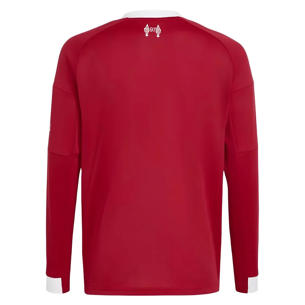 2025-2026 Liverpool Long Sleeve Home Shirt (Kids)_2
