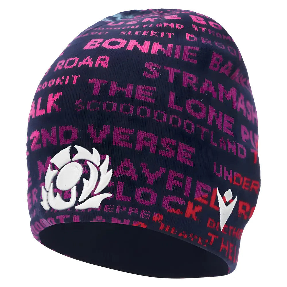2025-2026 Scotland Rugby Skull Knit Beanie (Rainbow)_3