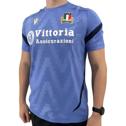 2025-2026 Italy Rugby Staff Training Shirt (Blue)_2
