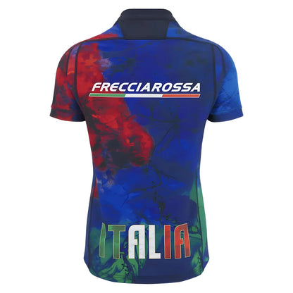 2025-2026 Italy FIR Rugby Training Jersey (Navy)_2