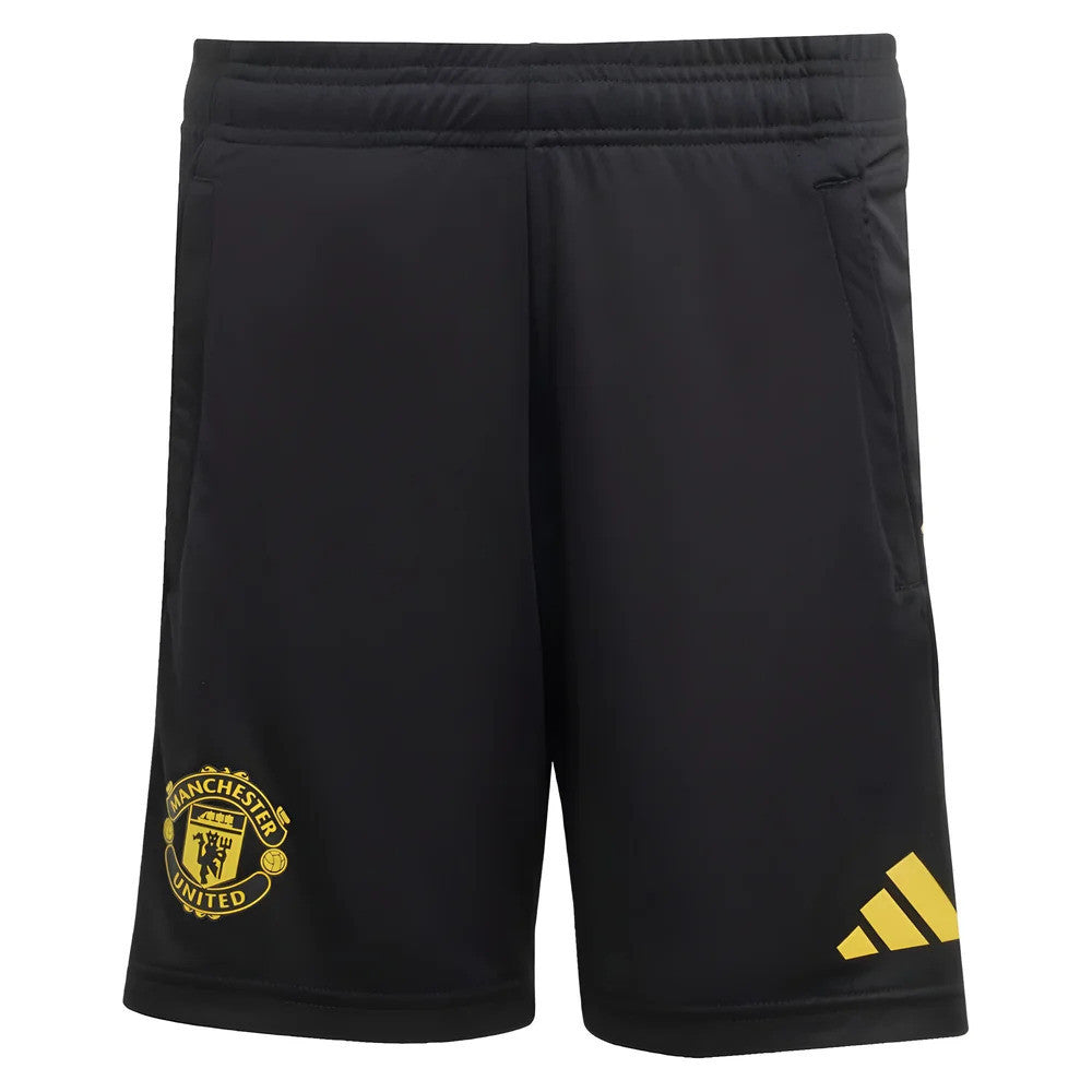 2025-2026 Man Utd EU Training Shorts (Black) - Kids_2