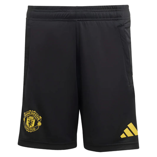 2025-2026 Man Utd EU Training Shorts (Black) - Kids_2