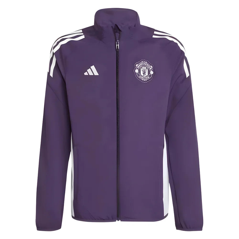 2025-2026 Man Utd Presentation Jacket (Aurora Plum) - Kids_2