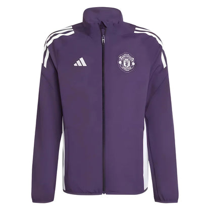 2025-2026 Man Utd Presentation Jacket (Aurora Plum) - Kids_2
