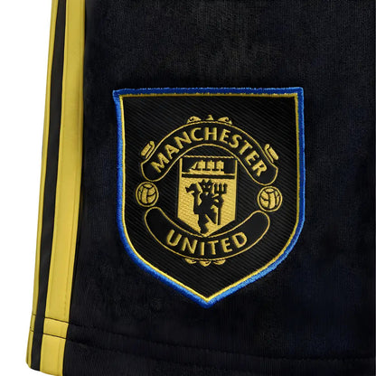 2025-2026 Man Utd Third Shorts (Black) - Kids_2