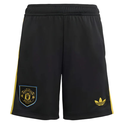 2025-2026 Man Utd Third Shorts (Black) - Kids_2