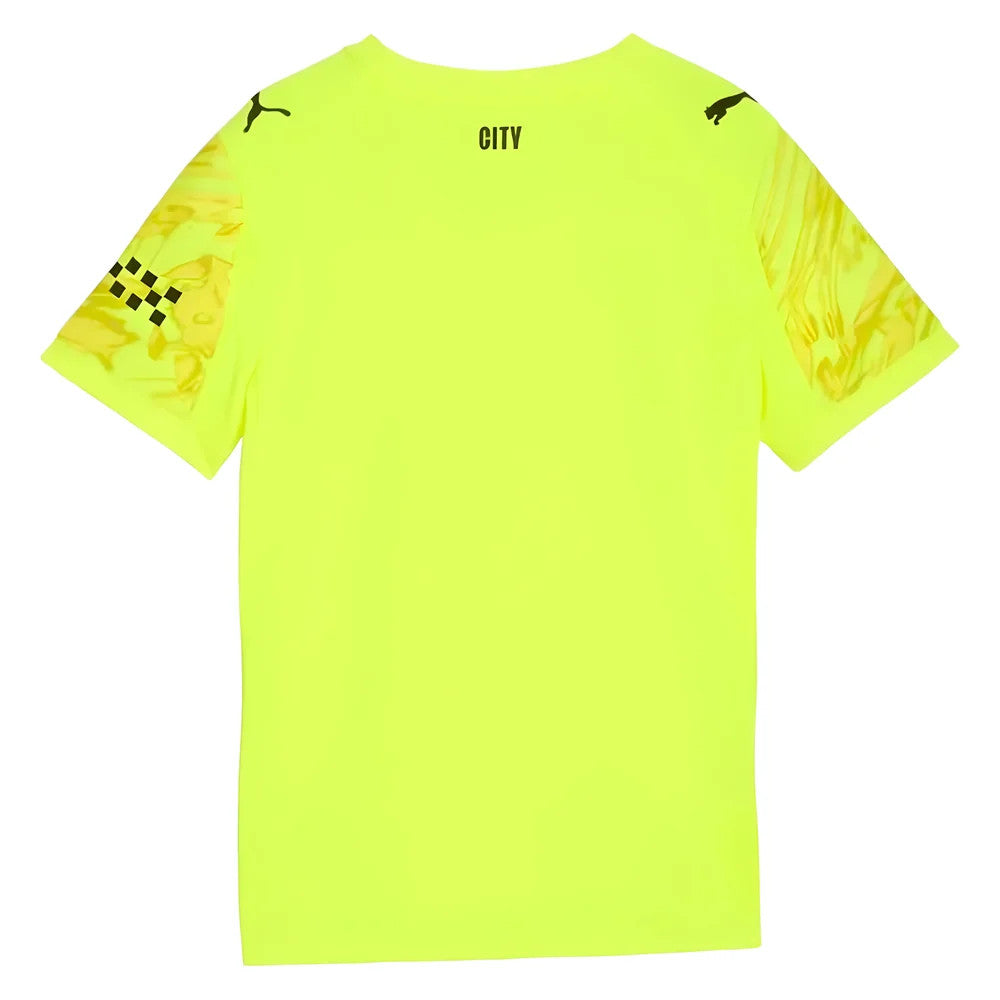2025-2026 Man City Goalkeeper Third Shirt (Yellow) - Kids (Donnarumma 25)_2