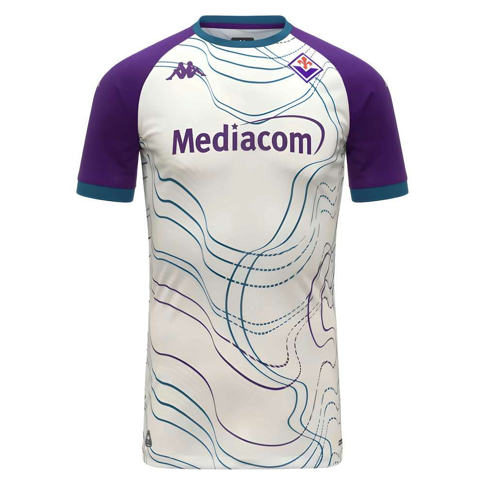 2025-2026 Fiorentina Pre Match Shirt (White-Violet)_3
