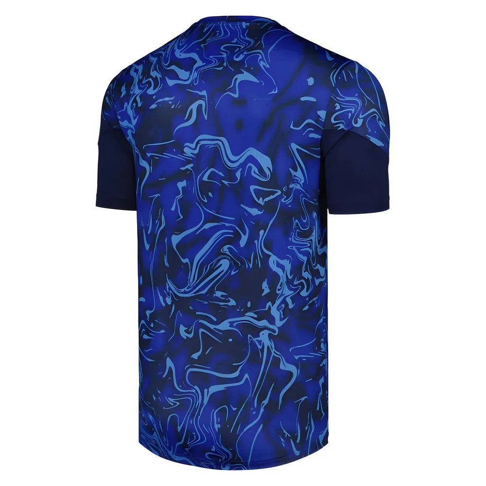 2025-2026 Everton Pre Match Short Sleeve Tee (Blue)_3