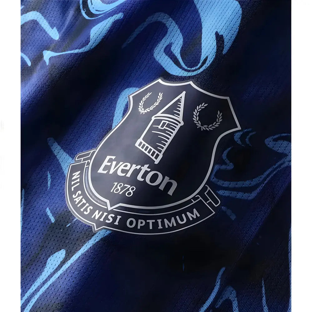 2025-2026 Everton Pre Match Short Sleeve Tee (Blue)_3