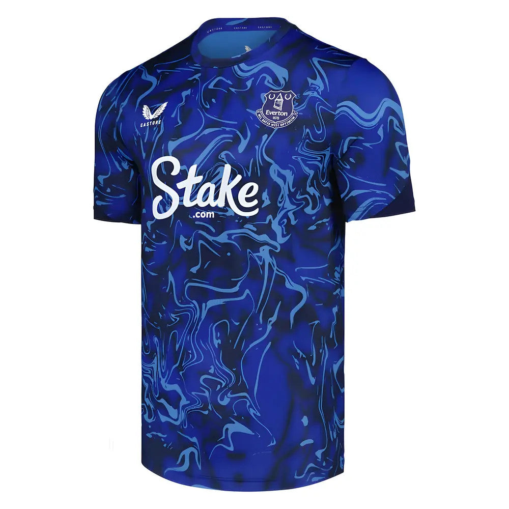 2025-2026 Everton Pre Match Short Sleeve Tee (Blue)_3