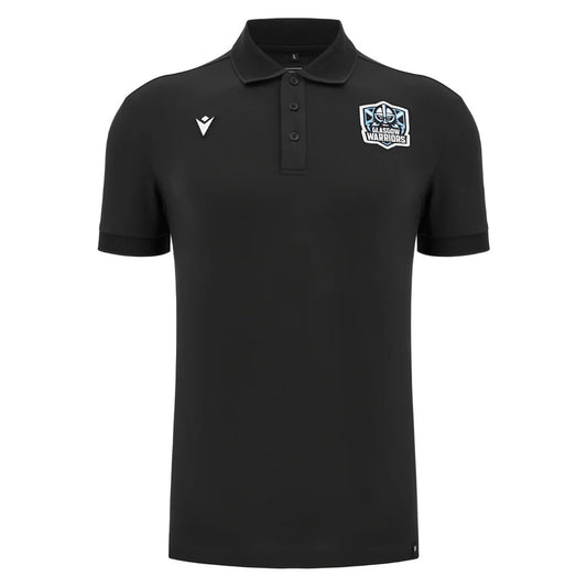 2025-2026 Glasgow Warriors Rugby Ath Polo Shirt (Black)_2