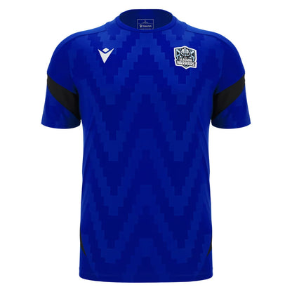 2025-2026 Glasgow Warriors Rugby Training Poly Shirt (Blue)_3