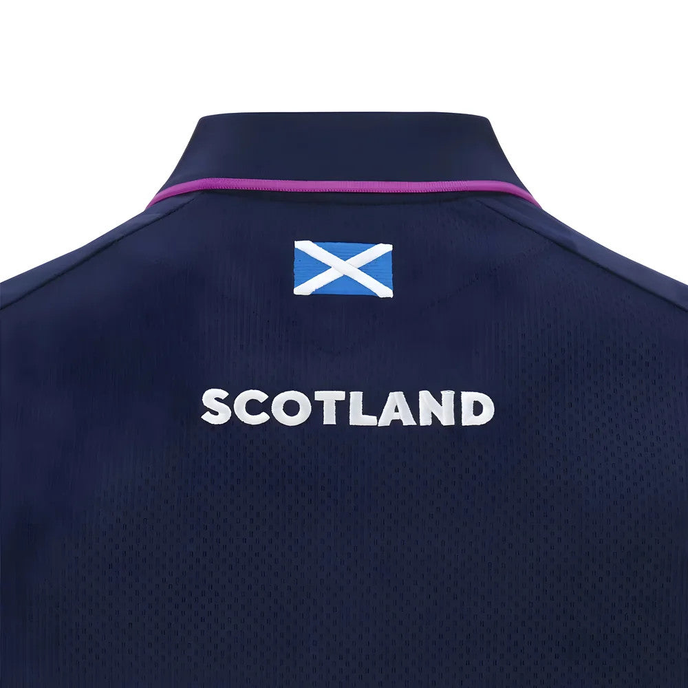 2025-2026 Scotland Rugby Travel Polo Shirt (Navy) - Kids_4