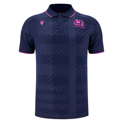 2025-2026 Scotland Rugby Travel Polo Shirt (Navy) - Kids_4