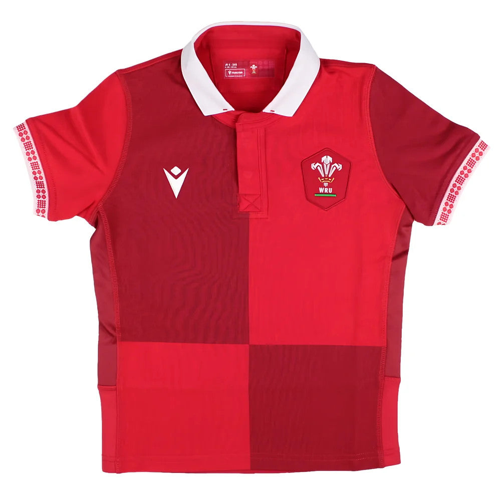 2025-2026 Wales WRU Home Cotton Rugby Shirt (Kids)_1
