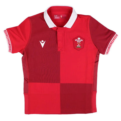 2025-2026 Wales WRU Home Cotton Rugby Shirt (Kids)_1
