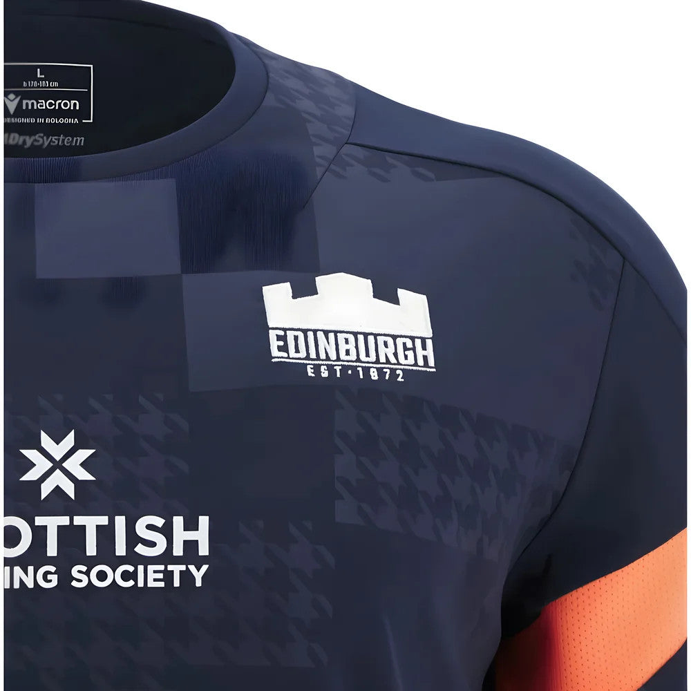 2025-2026 Edinburgh Rugby Training Poly Shirt (Navy)_3