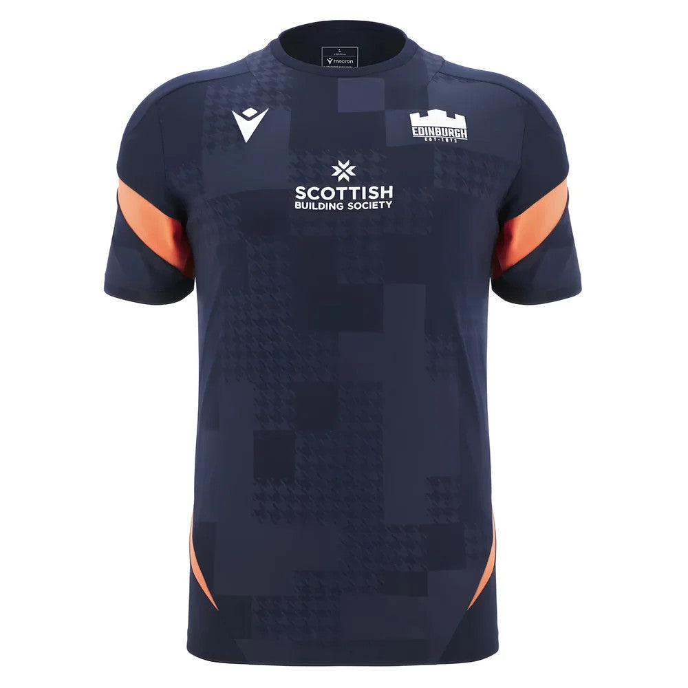 2025-2026 Edinburgh Rugby Training Poly Shirt (Navy)_3