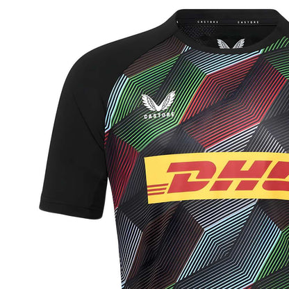 2025-2026 Harlequins Rugby Pre Match Tee (Caviar)_3
