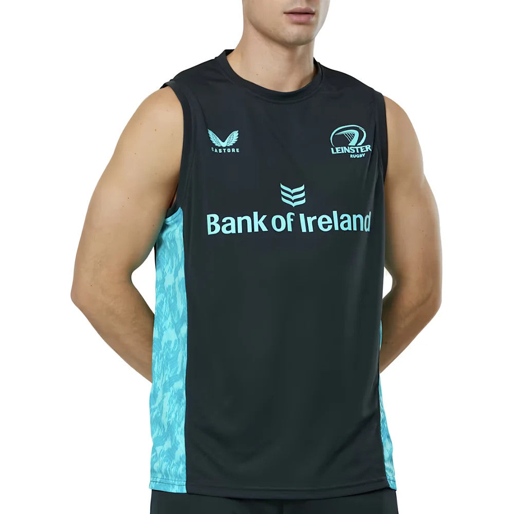 2025-2026 Leinster Performance Sleeveless Tee (Blue Graphite)_2
