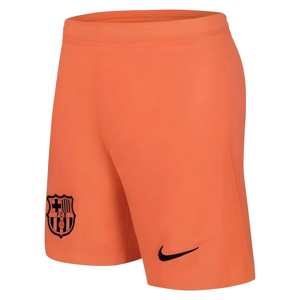 2025-2026 Barcelona Third Shorts (Orange) - Kids_1