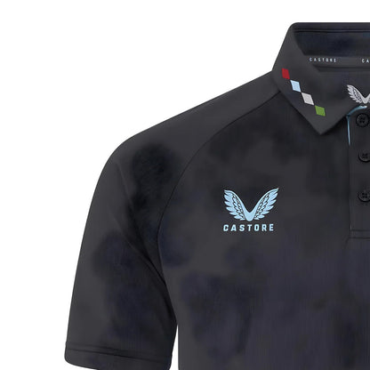 2025-2026 Harlequins Rugby Presentation Polo Shirt (Ebony)_3