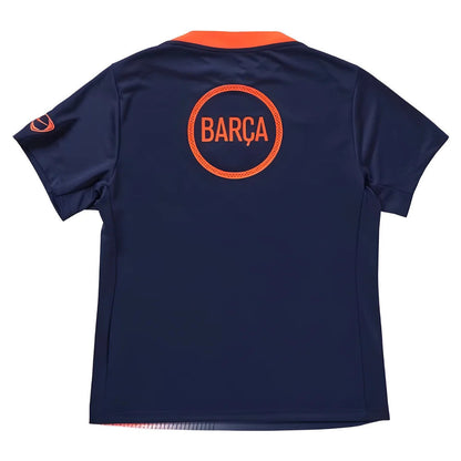 2025-2026 Barcelona T90 Third Dri-Fit Pre-Match Shirt (Navy)_3