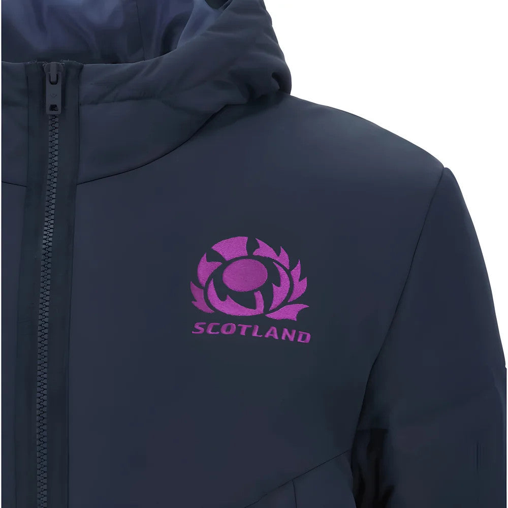 2025-2026 Scotland Rugby Long Bench Padded Jacket (Navy)_3