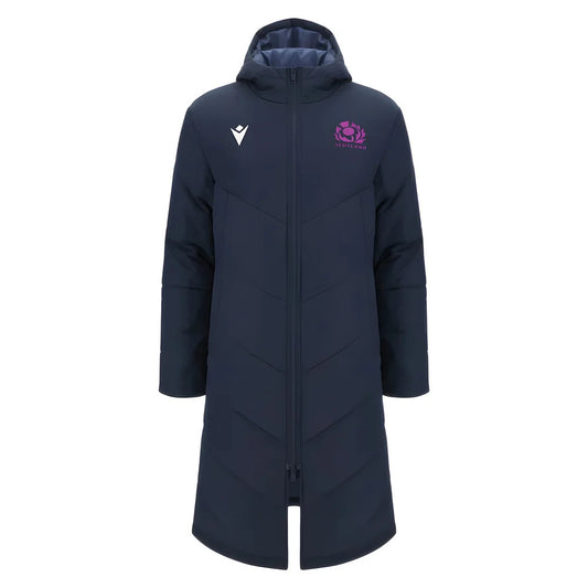 2025-2026 Scotland Rugby Long Bench Padded Jacket (Navy)_3