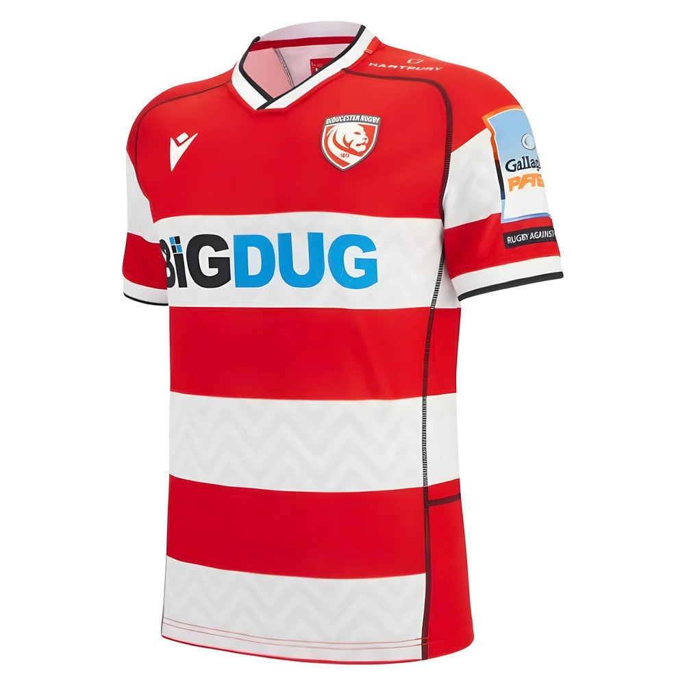 2025-2026 Gloucester Rugby Poly Home Shirt - Kids_3