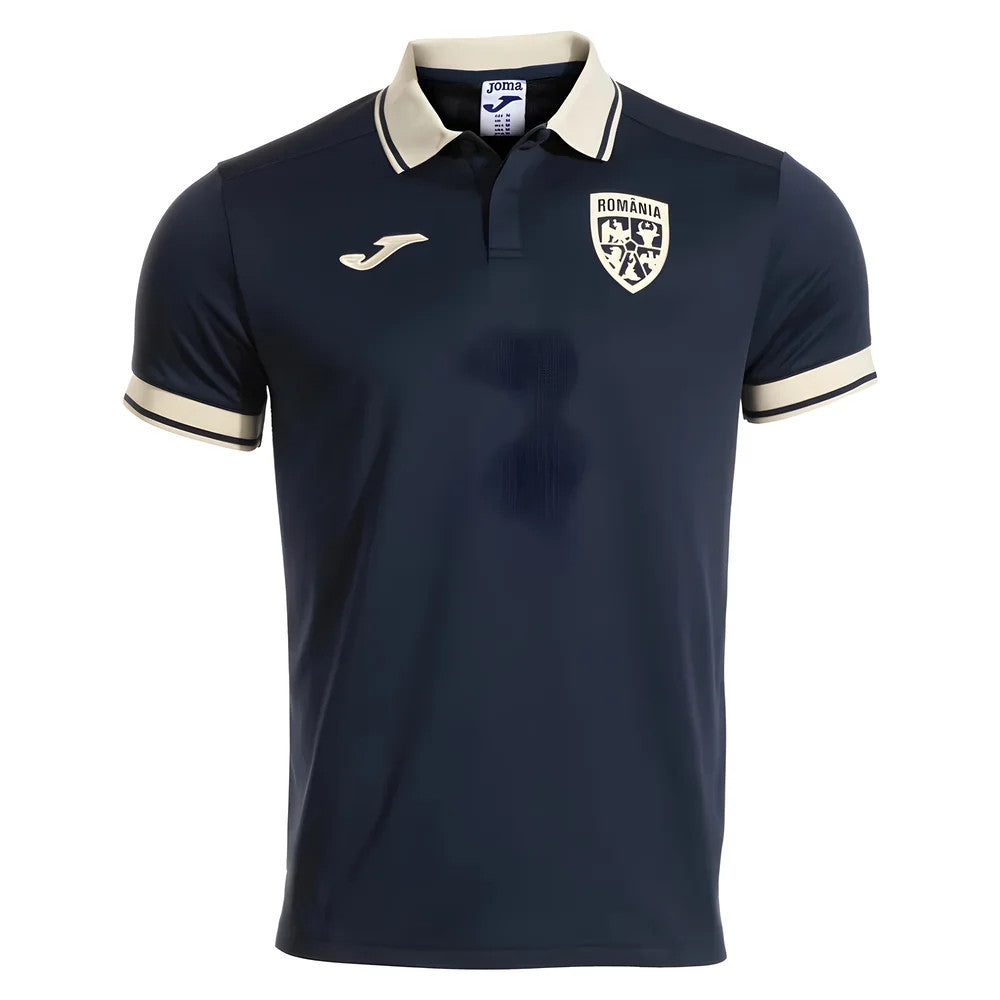 2025-2026 Romania Presentation Polo Shirt (Navy)_3