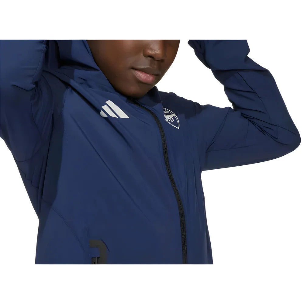 2025-2026 Arsenal Competition Vis Tech Jacket (Navy) - Kids_2