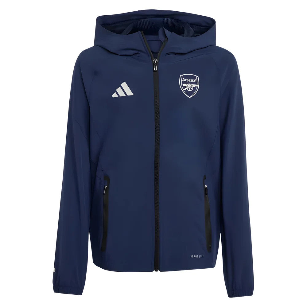 2025-2026 Arsenal Competition Vis Tech Jacket (Navy) - Kids_2