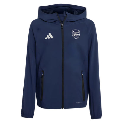2025-2026 Arsenal Competition Vis Tech Jacket (Navy) - Kids_2