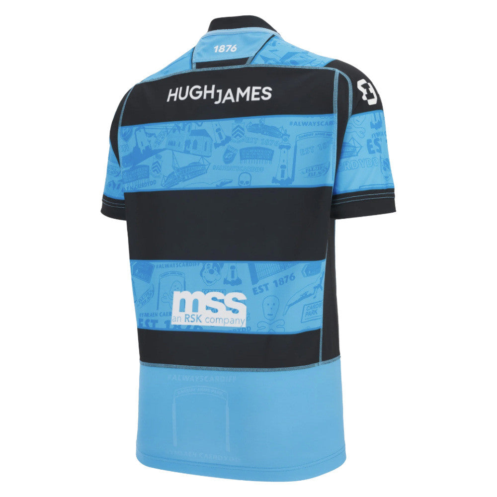 2025-2026 Cardiff Blues Home Poly Rugby Shirt_3