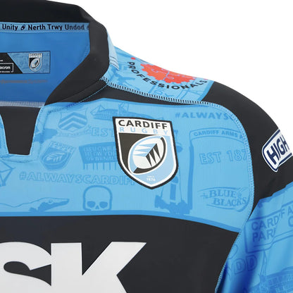 2025-2026 Cardiff Blues Home Poly Rugby Shirt_3