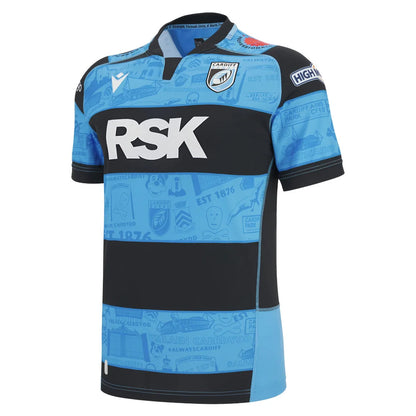 2025-2026 Cardiff Blues Home Poly Rugby Shirt_3
