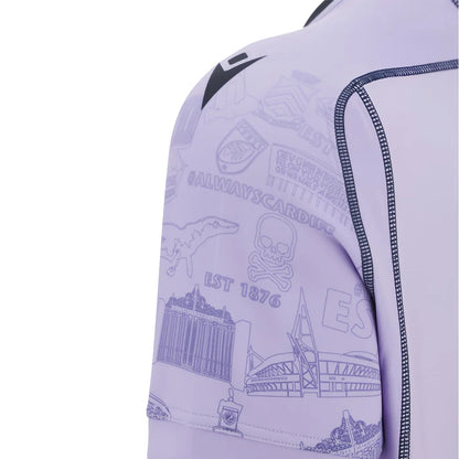 2025-2026 Cardiff Rugby Training Jersey (Lilac)_3