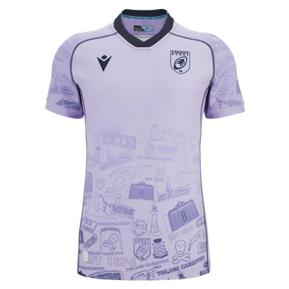 2025-2026 Cardiff Rugby Training Jersey (Lilac)_3