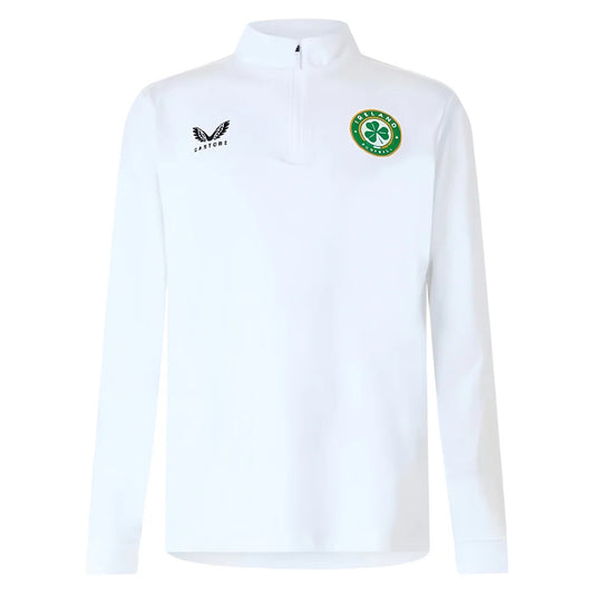 2025-2026 Ireland 1/4 Zip Midlayer Drill Top (White)_1