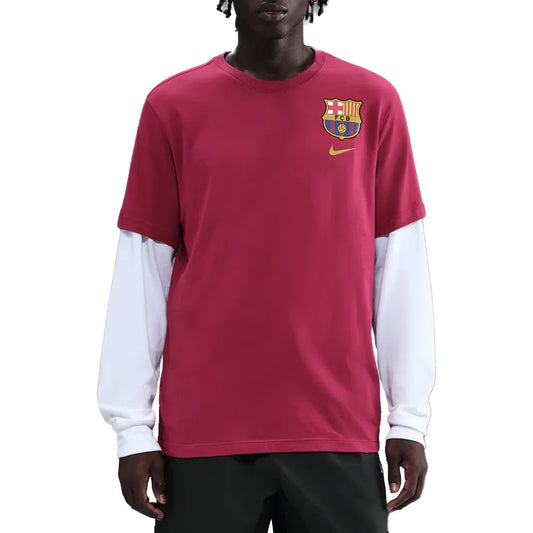 2025-2026 Barcelona Crest Tee (Shield Red)_2