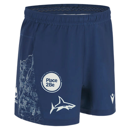 2025-2026 Sale Sharks Home Rugby Shorts (Navy)_3
