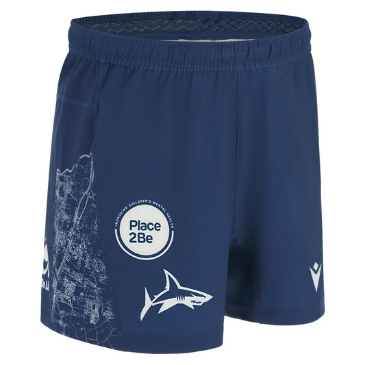 2025-2026 Sale Sharks Home Rugby Shorts (Navy)_3