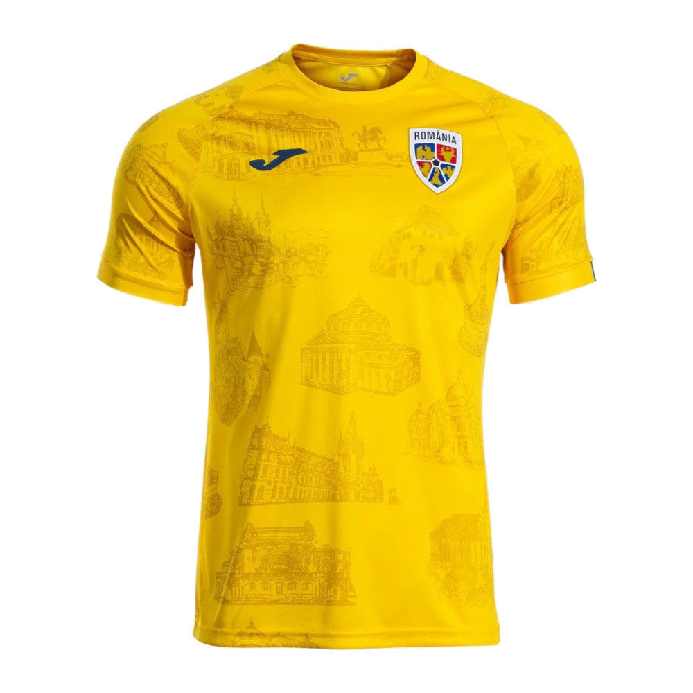 2025-2026 Romania Pre Match Shirt (Yellow) - Kids_1