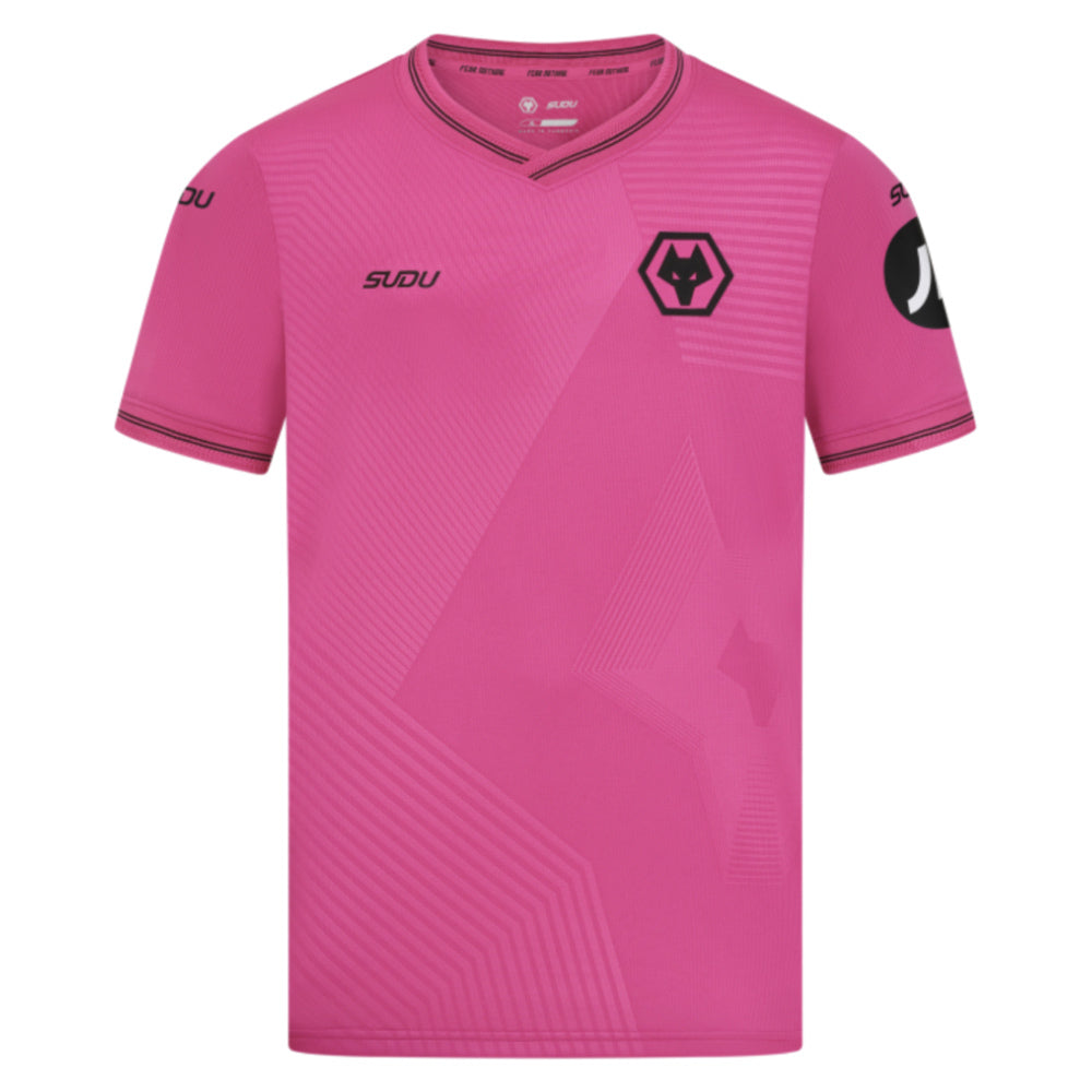 2025-2026 Wolves Goalkeeper Away Shirt (Pink) - Kids_2
